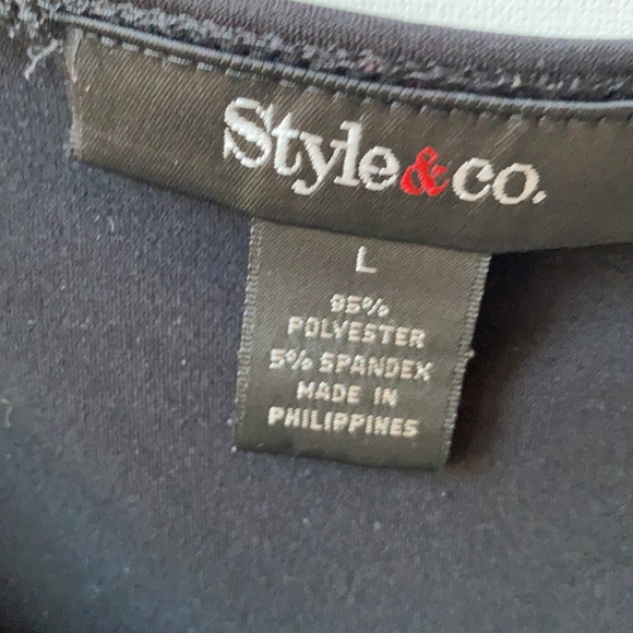 Style & Co. Short sleeve midi dress, Size L - Picture 2 of 7